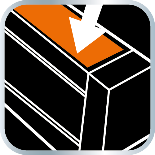 Aluminium-Wasserwaage 120 cm, 2 Wasserwaagen 71-065