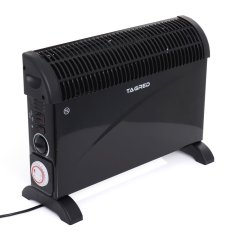 Električna konvektorska grijalica s termostatom, ventilatorom, timerom, 2000 W, crna TA903