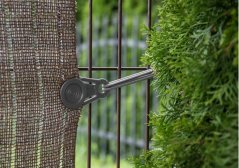 Befestigungsclip für Schattennetz 12Stck Grey BUNGEE