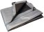 Abdeckplane silber-schwarz 5x8 m 260 g/m2