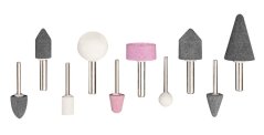 Pietre de șlefuit - set de 10 în cutie - pentru polizor / burghiu 456265