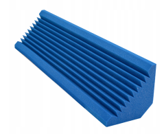 Бас акустична капана, квадратна, 100x28cm, синя