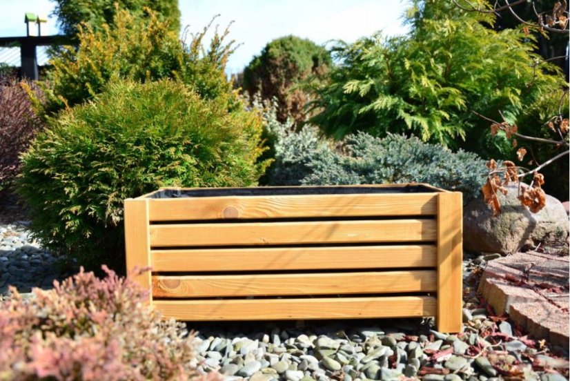 Fa virágcserép Natural 60x30x25cm