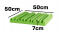 Akustický panel Equalizer 50x50cm, tloušťka 7cm, světle zelený