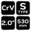Cheie pentru țevi tip "S", 530 mm, 2,0" 02-422