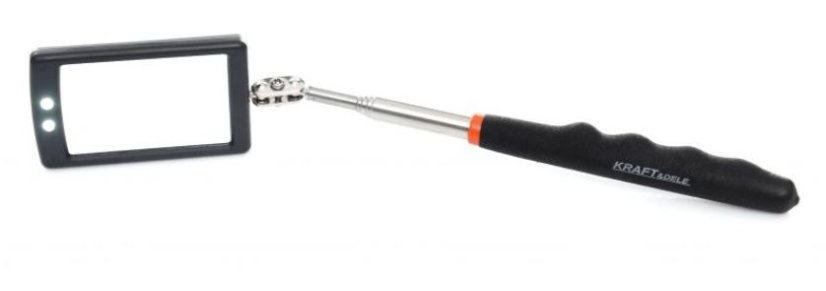 Ogledalo za inspekciju s LED-om, teleskopsko 285-876 mm KD10189