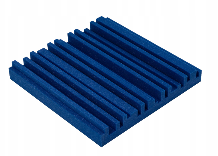 Akustický panel Equalizer 50x50cm, tloušťka 7cm, modrý