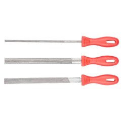 Metallfeilen, Satz mit 3 Stück 06A630