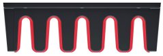 Viseći držač alata 310x98x70mm Black/Red