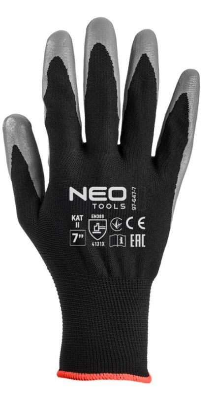 Arbeitshandschuhe, ntrylemx-beschichtetes Polyester, 4131X, Größe 7 97-647-7