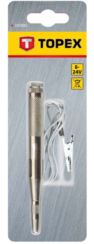 Ispitivač napona 6 - 24 V, 115 mm 39D081