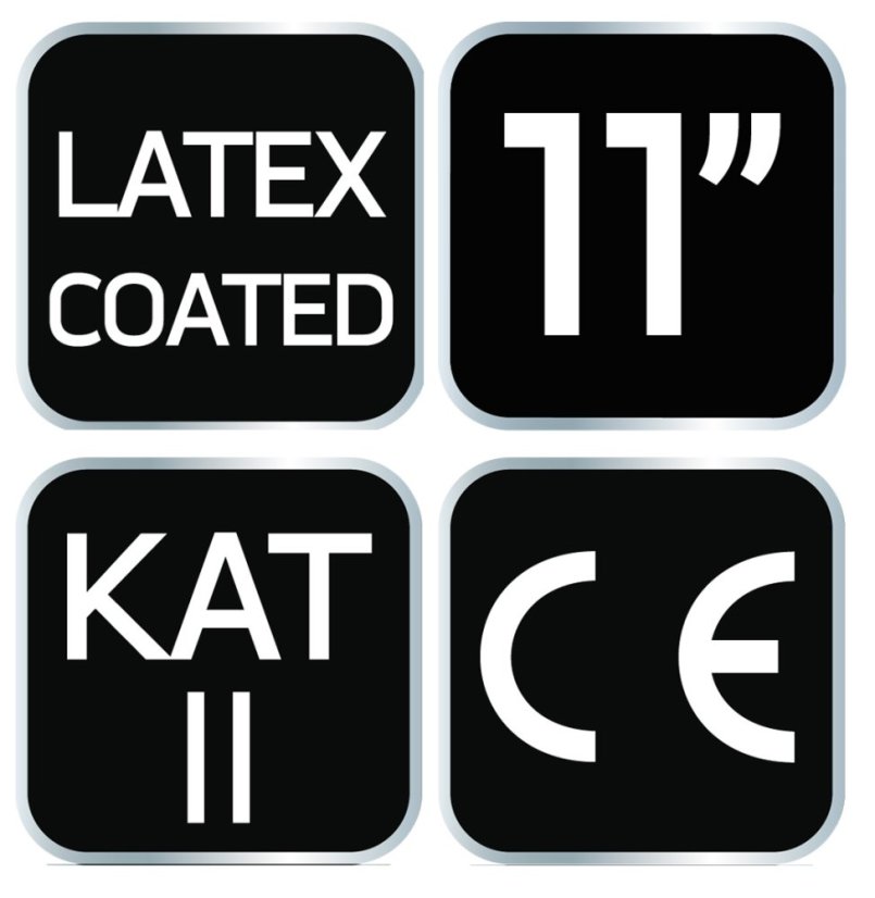 Arbeitshandschuhe, Polyester mit Latexbeschichtung (Schaum), 3141X, Größe 11, Hauptmaterial: Nylon, Ausführung: Schaumlatex 97-617-11