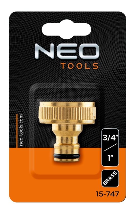 Anschluss für Wasserhahn 3/4"- 1", Messing 15-747