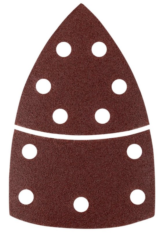 Brusni papir s čičkom, željezo 102 x 152 mm, P80, 5 kom, s 11 rupa 58T302