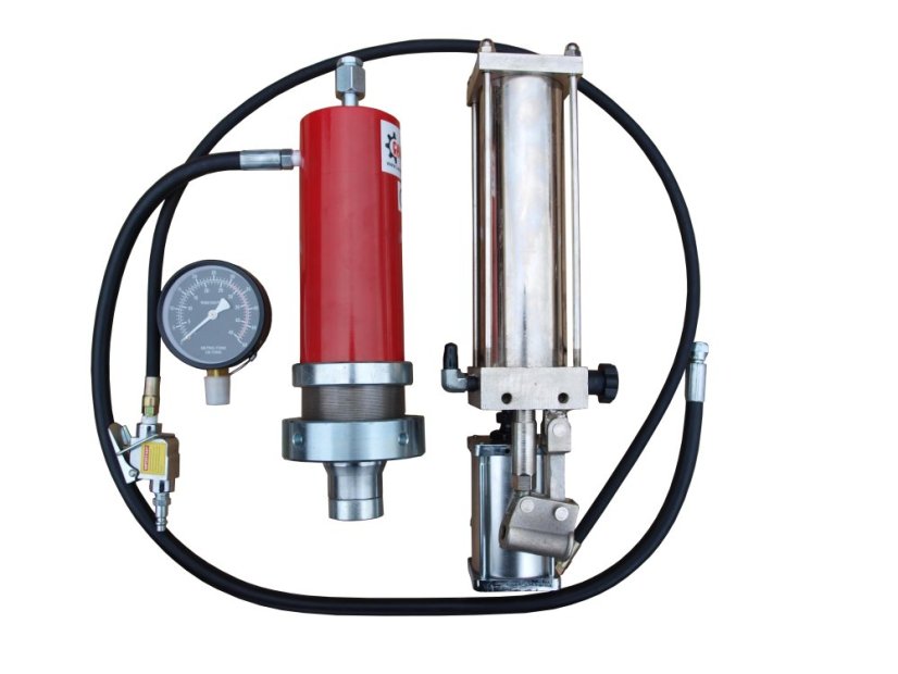 20T Presseneinheit mit hydraulisch-pneumatischer Pumpe