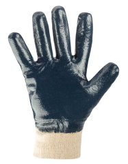 Munkakesztyű, pamut, teljesen nitril bevonatú, 4121X, 10-es méret 97-630-10