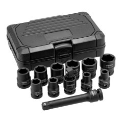 Csavarhüvelykészlet 1/2" - 12 darab 45349