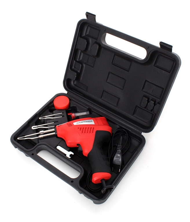 Transformator-Lötkolben 200 W im Koffer Kraft&Dele