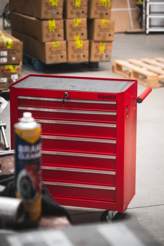 Radionička kolica Foxigy, 7 ladica, bez alata