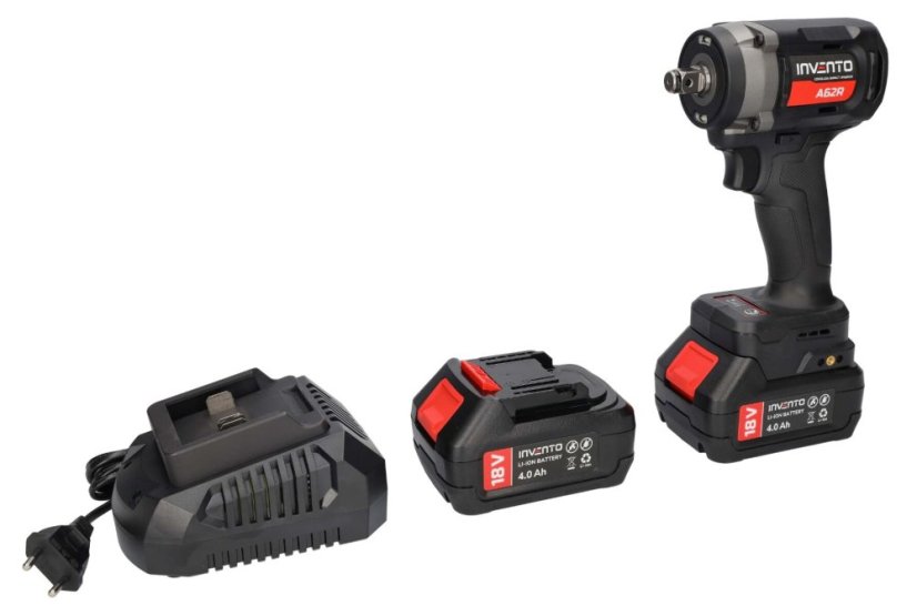 Akkuschlagschrauber 18V 680 Nm + 2x4,0 Ah Akku A62R 1/2"