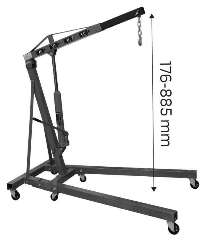 Radionička dizalica, 25-2382 mm 11-720