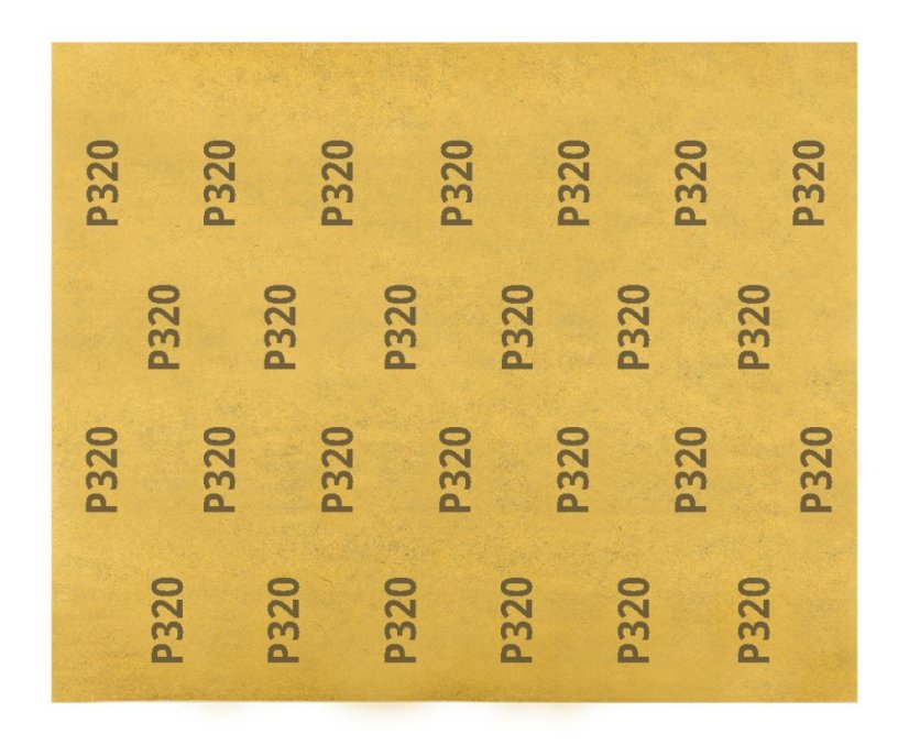 Brusni papir na bazi vode 230 x 280 mm, P320 58T219
