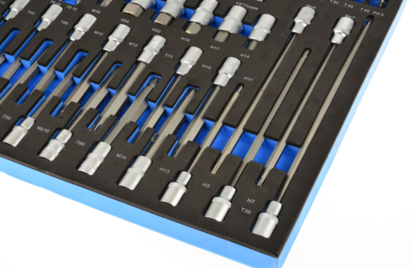 TORX dugókulcsok és bitek készlete 102db CRV G10833B