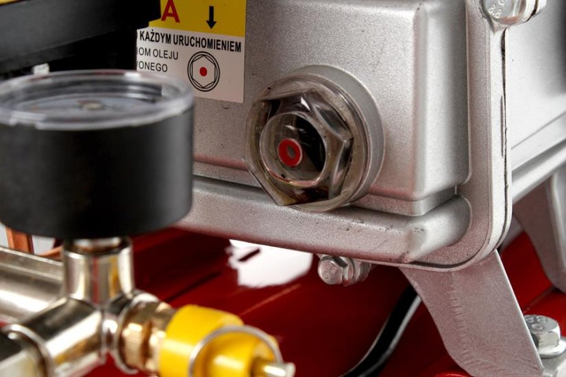 Oljni zračni kompresor 50L, 8bar, 2,8kW, 206l/min, 230V, prenosni, za delavnico/avtomobilsko industrijo, Kraft&Dele KD401