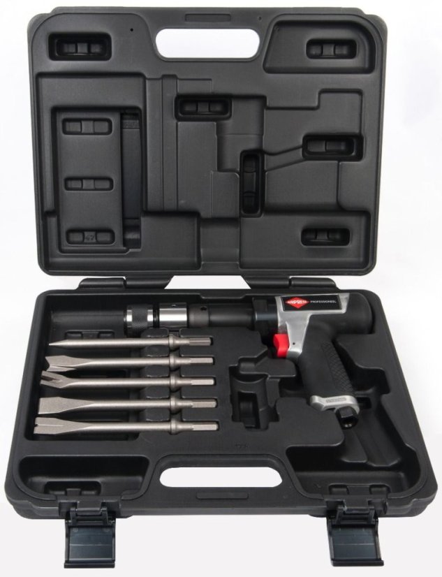 Presslufthammer 3/4" 283 l/min + Meißel (5 Stück) - Satz 45487