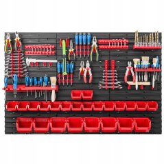 Zid za alat 117x78cm 24 kutije i držači