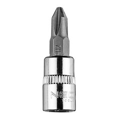 PH2 csavarhúzóhegy 1/4" rövid, 37 mm 10-317