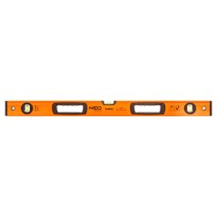 Nivel cu bulă de aer din aluminiu S 400, 3 nivele cu bulă de aer, 2 mânere, 80 cm 71-143