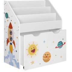 Regal za igrače 70x62,5x29,5cm Vesolje