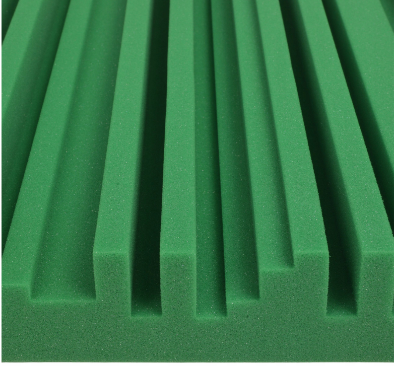 Akustický panel Equalizer 50x50cm, tloušťka 7cm, tmavě zelený