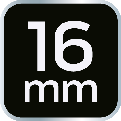 Schlagschraubereinsatz 1/2", 16 x 38 mm, Cr-Mo 12-216