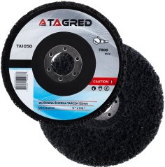 Netkan brusni disk 125 x 22 mm, črn, trd TA1050