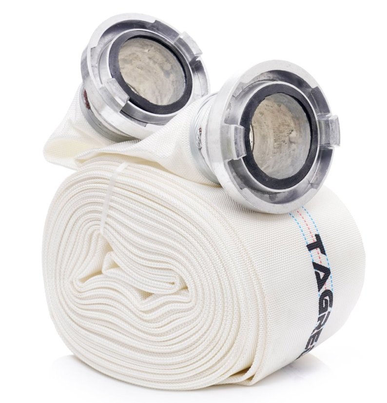 Feuerwehrschlauch mit Schnellkupplungen für Pumpen 3" 20 m PU – PVC-Einlage TA532