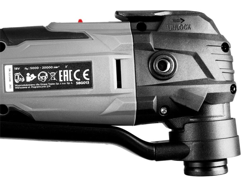 Akkumulátoros multifunkciós szerszám Energy+ 18V, Li-Ion, akkumulátor nélkül 58G013
