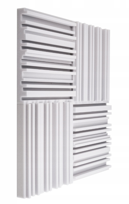Akustický panel Equalizer 50x50cm, tloušťka 7cm, světle šedý
