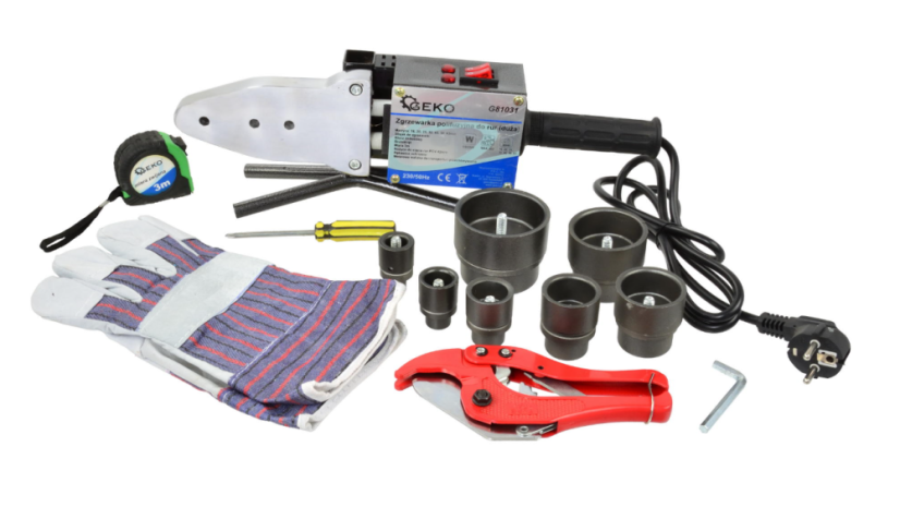 Aparat de sudură Polyfusion pentru țevi din plastic 16-63mm 1500W G81031