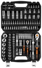 Steckschlüssel 1, 4, 1/2 "CrV-Satz 110St. 10-066