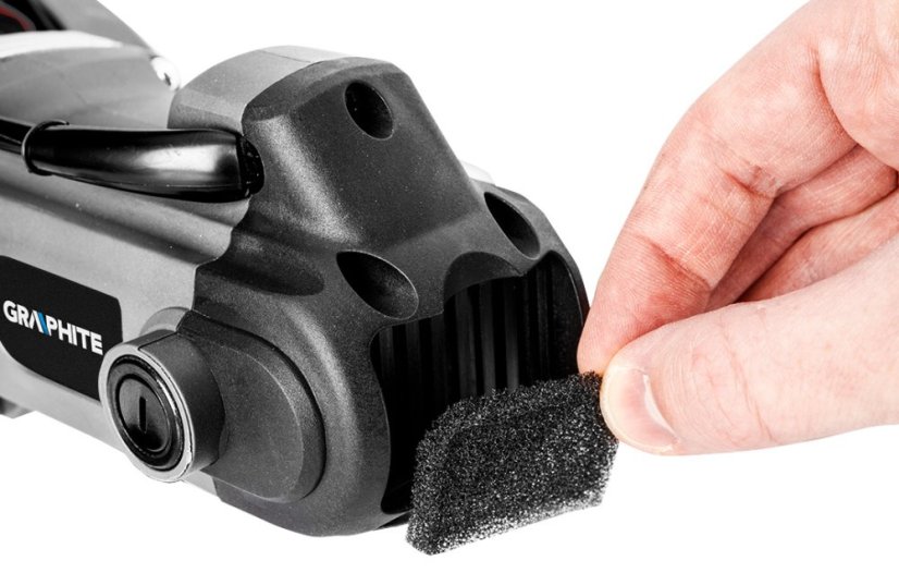 Gipszcsiszoló 710W, 215 mm, kerek és háromszögletű láb, fáklya 59G264