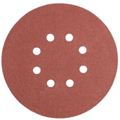 Csiszolókorongok 150 mm, K150, 5 db, 8 lyukkal 55H950