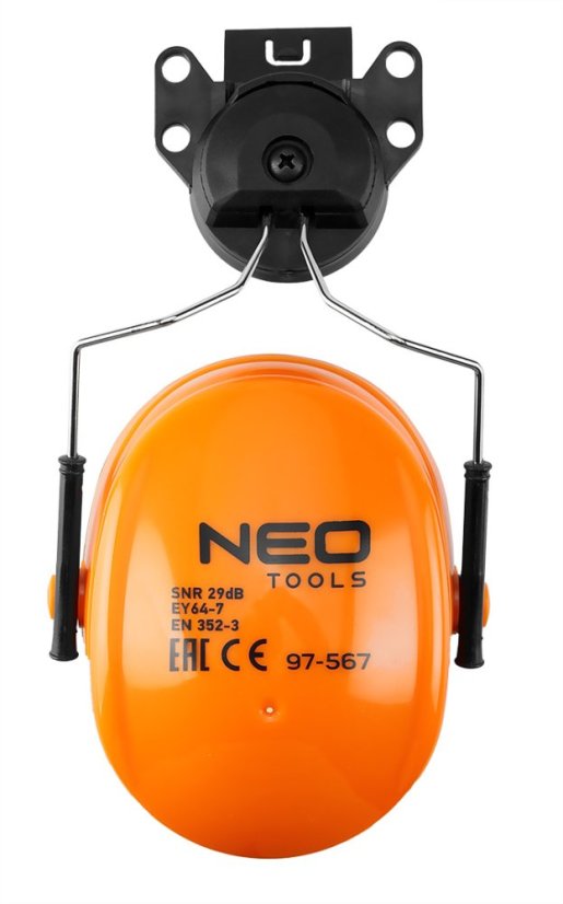 Am Helm befestigte Gehörschutzkapseln 97-567