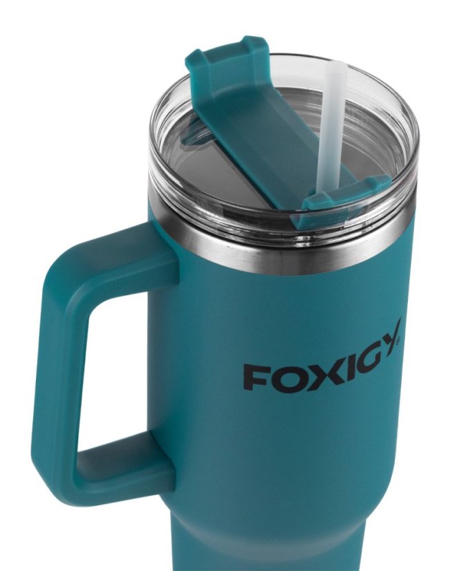 Termo šalica za auto sa slamčicom 1200 ml Navy Blue