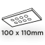 Orbitális csiszológép 240W, 110 x 100 mm-es alátét 59G322