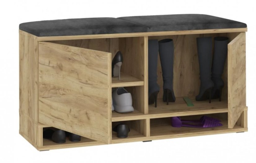 Закачалка за стена в коридора Craft/ Grey