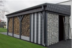 Zaštitna folija za ogradu 19cm x 26m svijetlo siva 1200g/m2