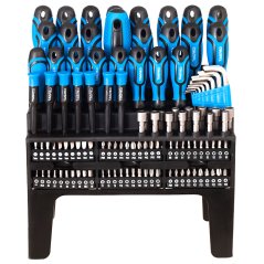 Șurubelnițe, biți, chei, chei tubulare, set de 122 piese cu vârfuri magnetice TA1096