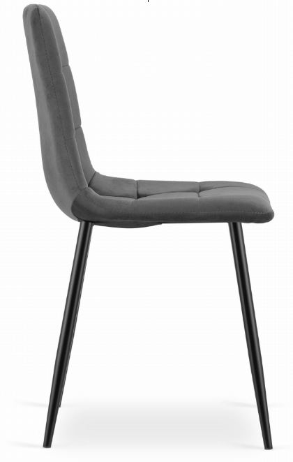 Essensstuhl samten Dark Grey Luxury